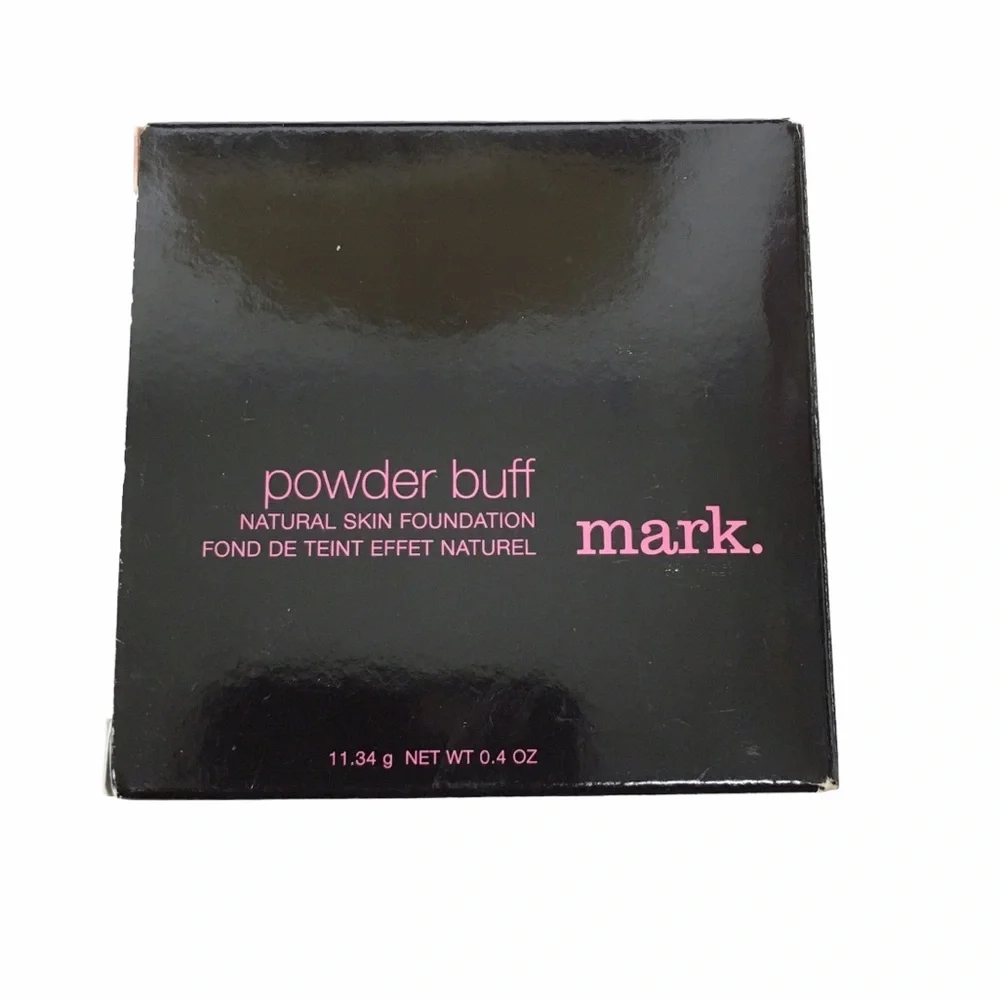 mark Powder Buff Natural Skin Foundation Pressed Powder Compact Shade Honey Skin